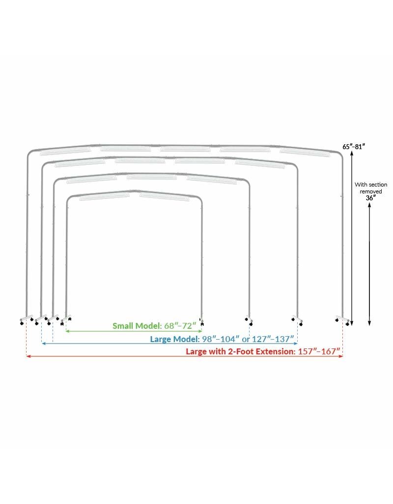 Luminess LED Light Station up to 6'