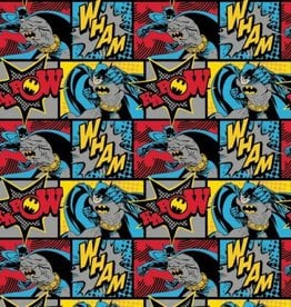 Camelot Fabrics Multi Batman Wham Kapow Flannel