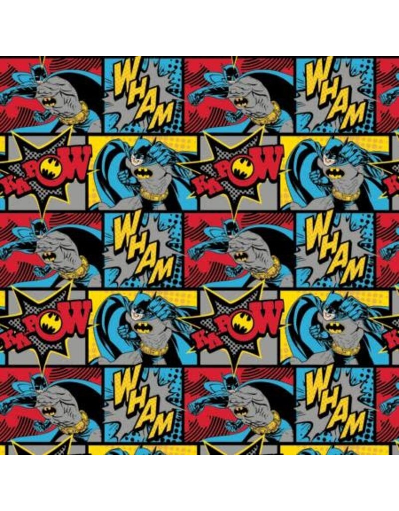 Camelot Fabrics Multi Batman Wham Kapow Flannel