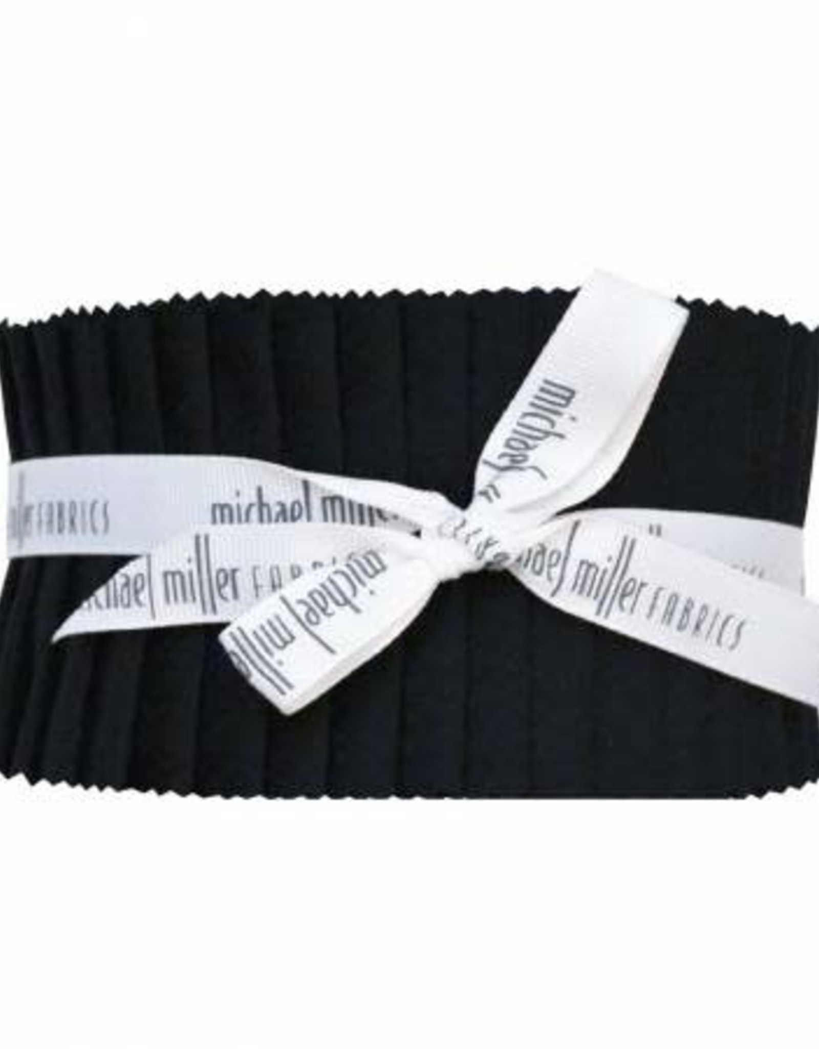 Cotton Couture Solid Black Jelly Roll