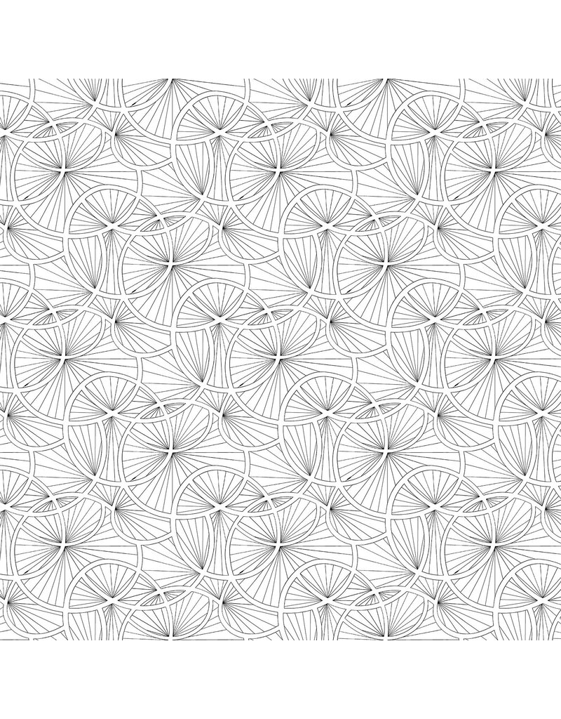 Northcott Simply Neutral 2 Abstract lily (1/2m) - 23915-99