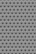 Northcott Simply Neutral 2 hexagon geo (1/2m)- 23916-99