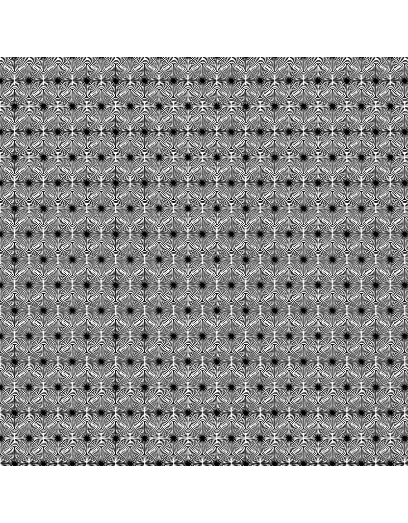 Northcott Simply Neutral 2 hexagon geo (1/2m)- 23916-99