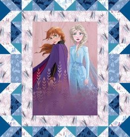 Disney Frozen 2 Faux Quilt panel