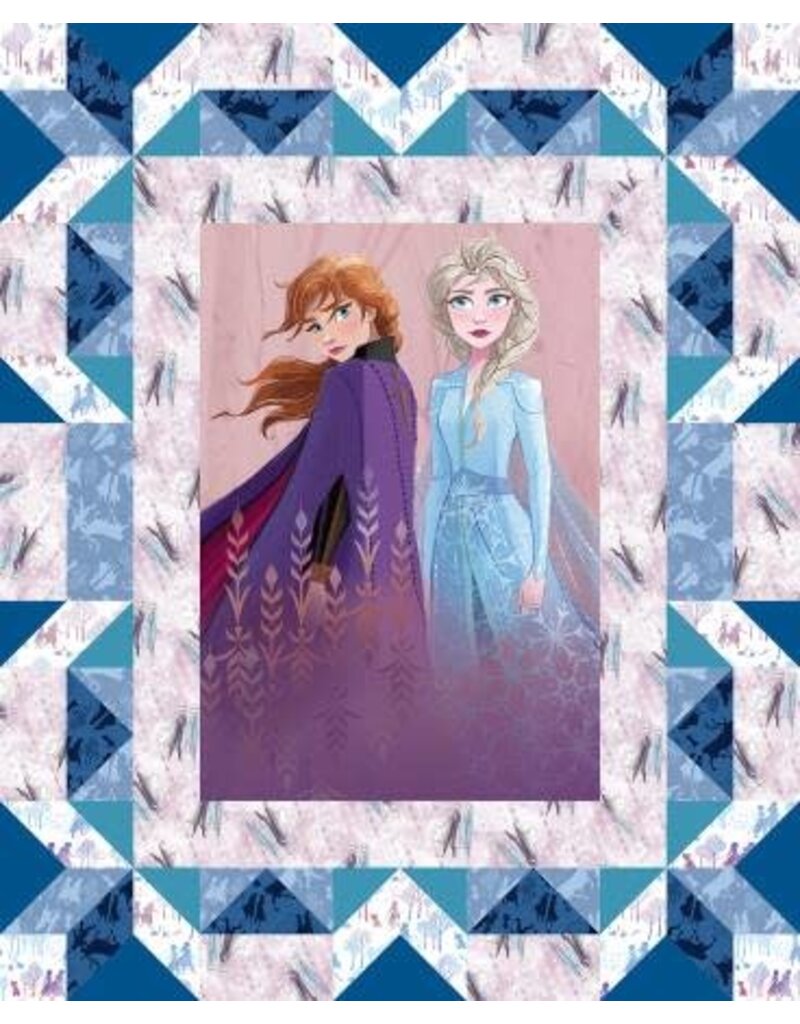 Disney Frozen 2 Faux Quilt Panel