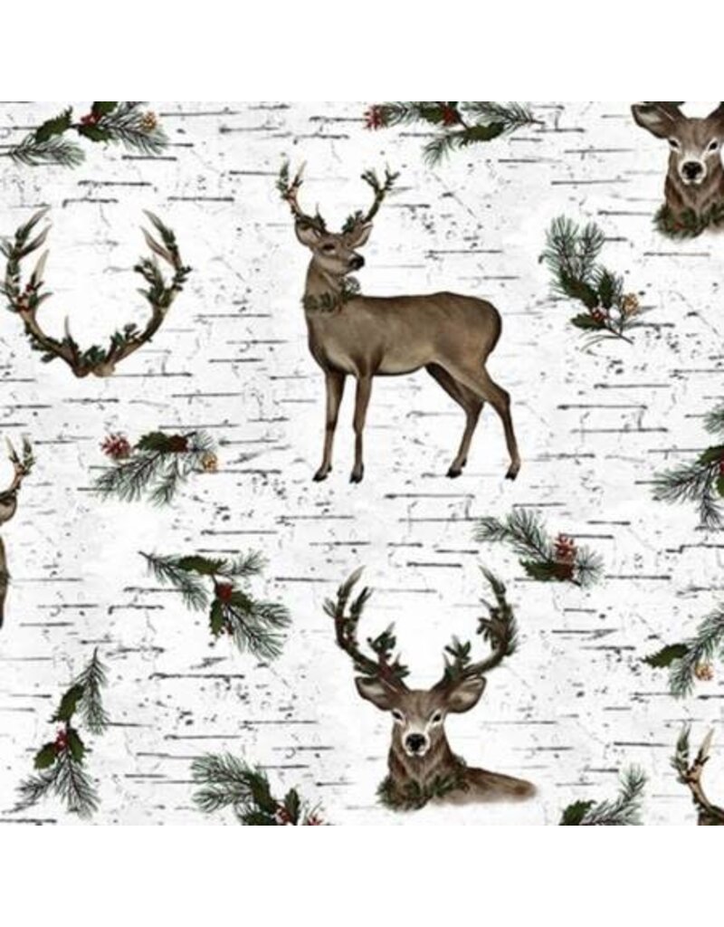 Snow Winter Deer Digital Cuddle