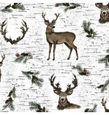 Snow Winter Deer Digital Cuddle