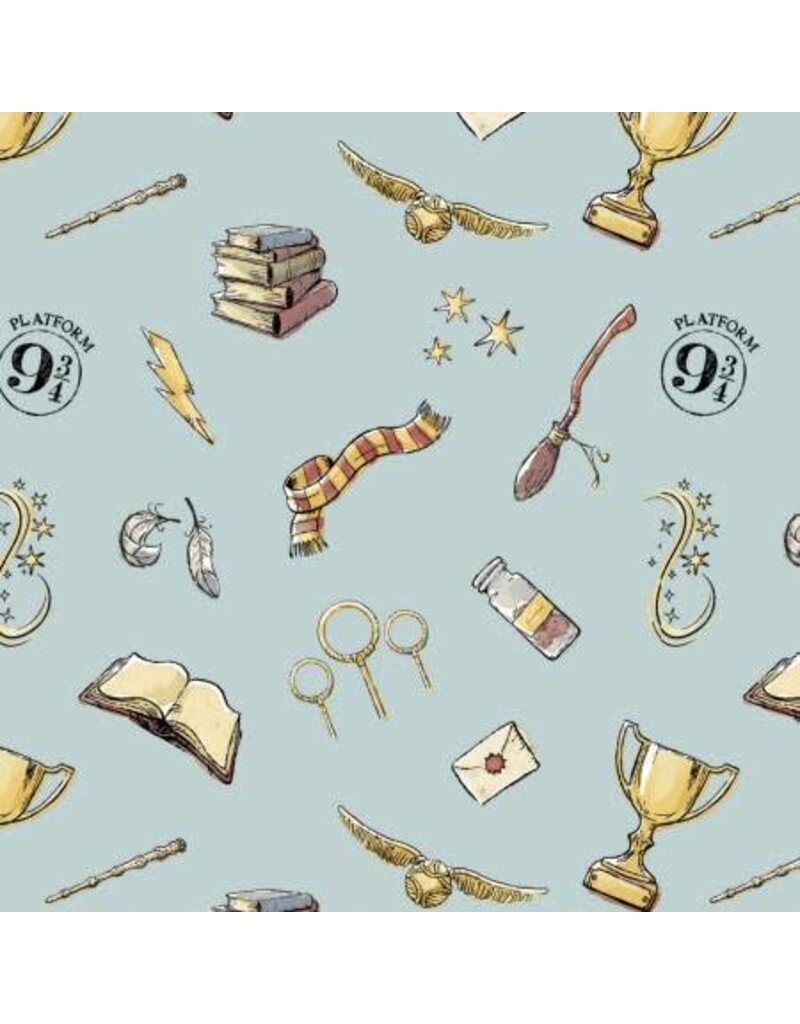 Camelot Fabrics Harry Potter Cotton Mint