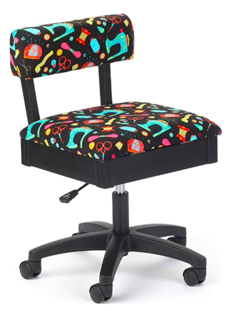 Janome Hydraulic Sewing Chair - Notions