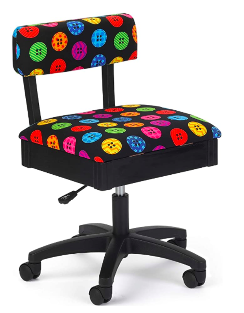 Janome Hydraulic Sewing Chair - Buttons