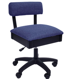 Janome Hydraulic Sewing  Chair - Basket Blue