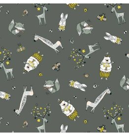 Grey Cute Critters (1/2m)