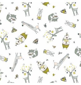 White Cute Critters (1/2m)