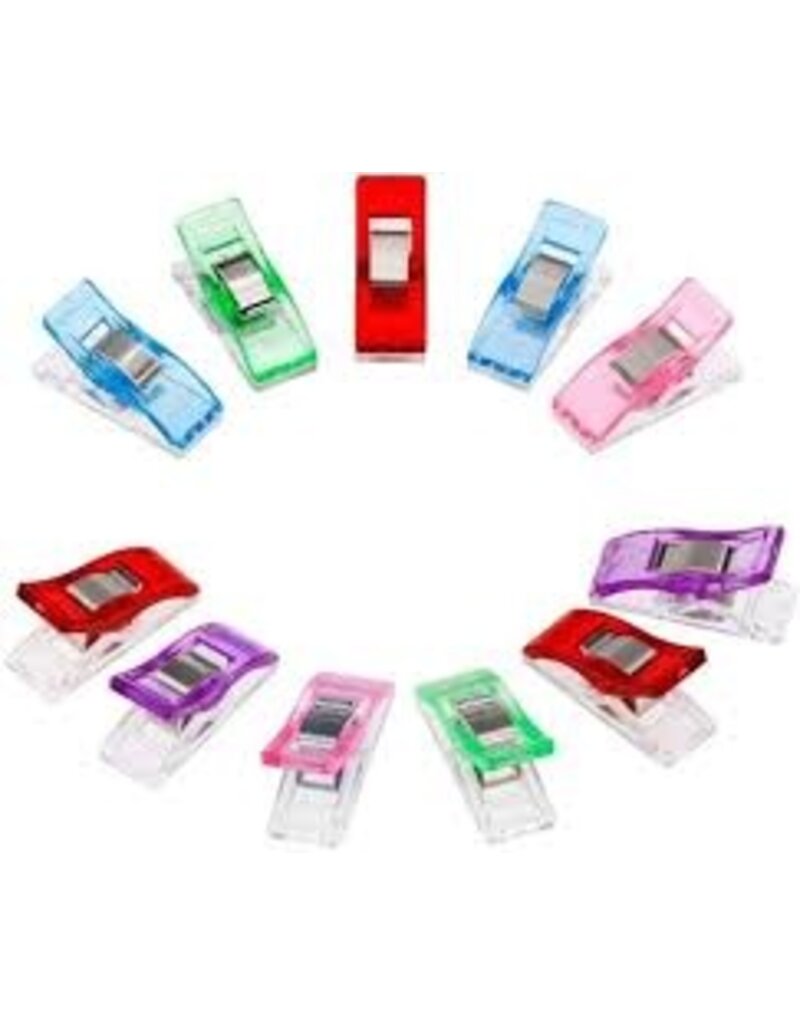 Janome Marathon- Quilting clips 50pcs purple