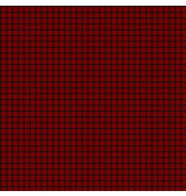 Northcott West Creek Flannel Red Black Elmgrove