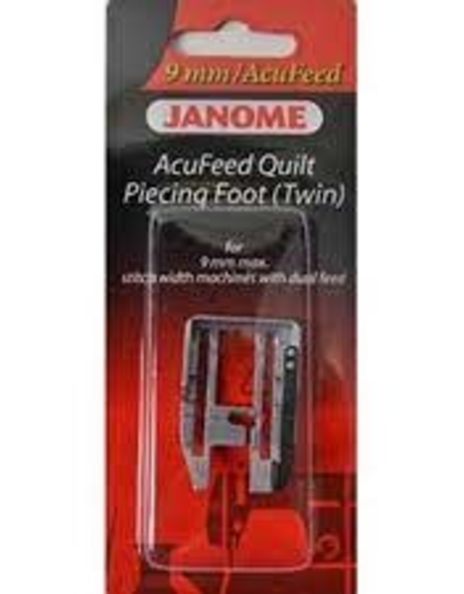 Janome AcuFeed Quilt Piecing 1/4" Foot (Twin) - 202125004