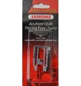 Janome AcuFeed Quilt Piecing 1/4" Foot (Twin) - 202125004