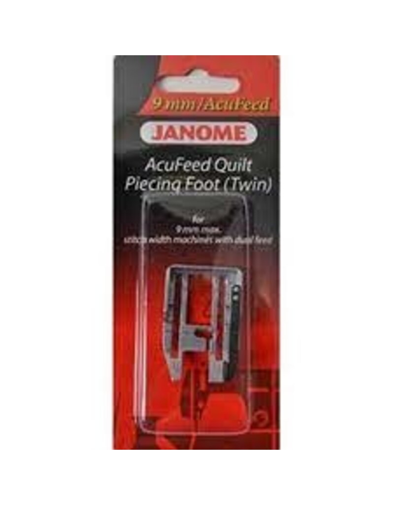 Janome AcuFeed Quilt Piecing 1/4" Foot (Twin) - 202125004