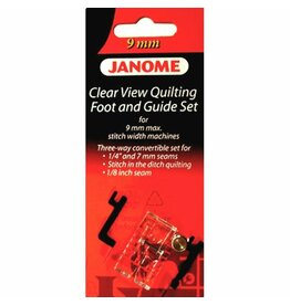 Janome 9mm Clear View Quilting Foot and Guide Set- 202089005