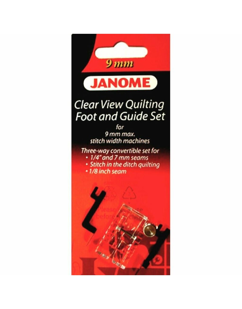 Janome 9mm Clear View Quilting Foot and Guide Set- 202089005