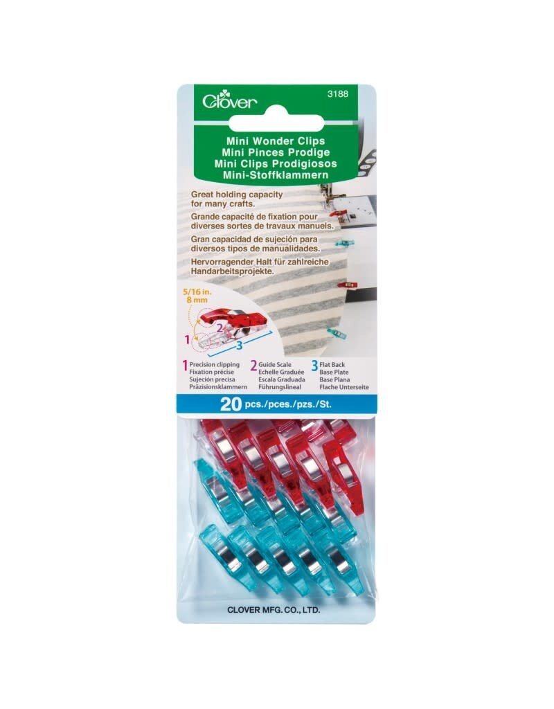Clover 3188 Mini Wonder Clips 20pcs