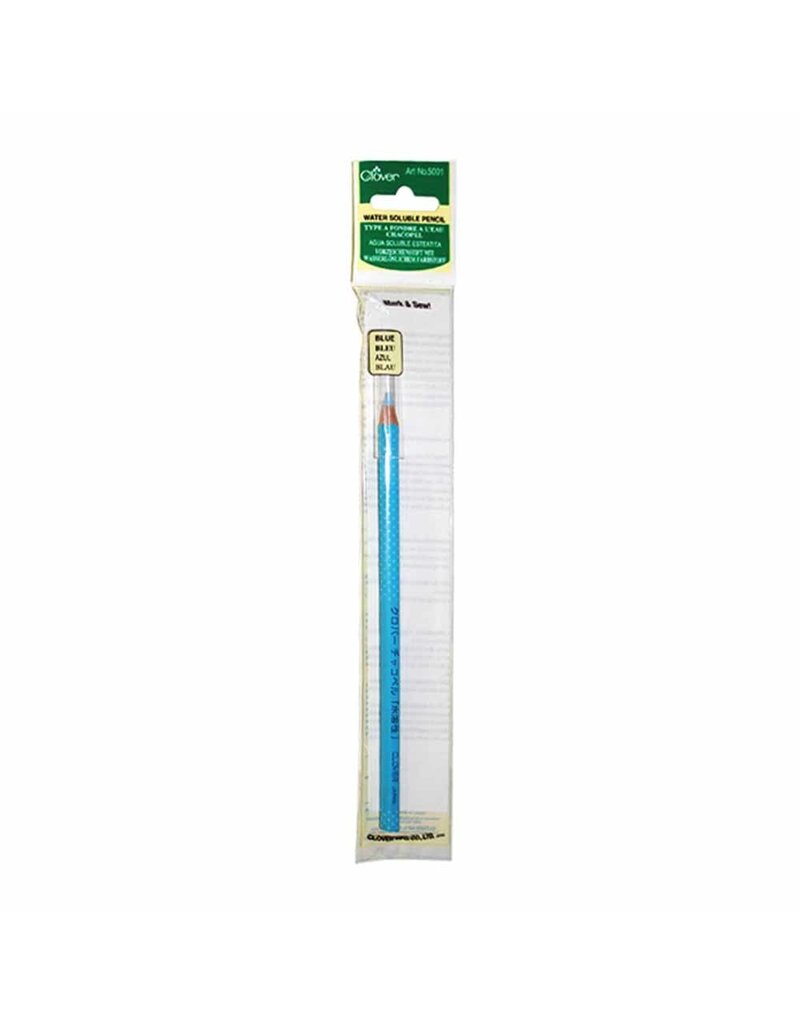Clover 5001 Water Soluble Pencils - Blue