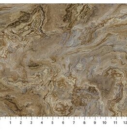 Northcott New Dawn (1/2m) - Tan marble DP23928-14