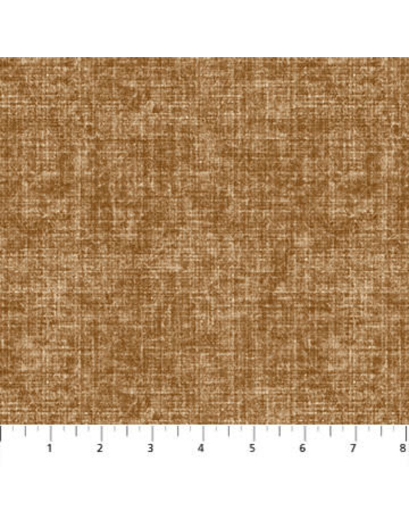 Northcott City Lights (1/2m)- Rust linen texture 23962-34