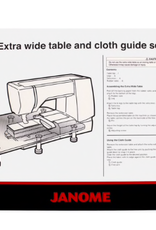 Janome Extra Wide Table W/Cloth Guide (8200+8900)