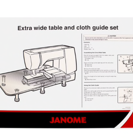 Janome Extra Wide Table W/Cloth Guide (8200+8900)