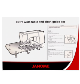 Janome Extra Wide Table W/Cloth Guide (8200+8900)