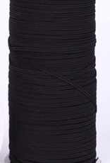Elastic 1/8 inch black (1m)