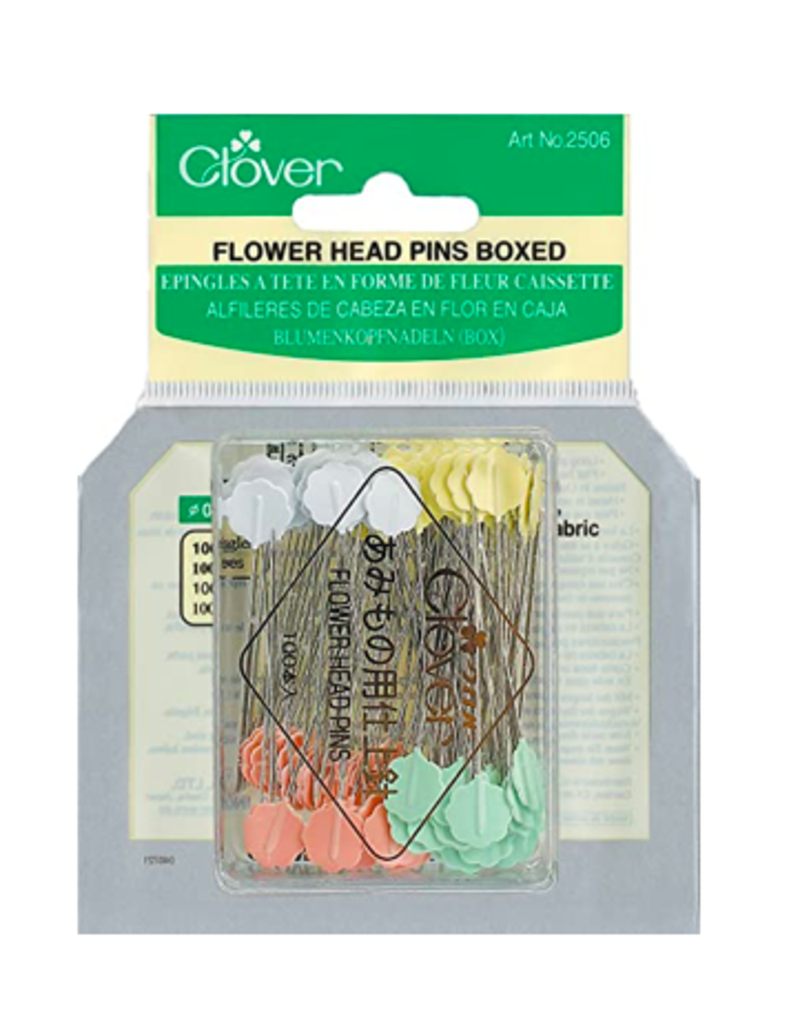 Clover Flower Head Pin Box
