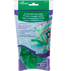 Clover Jumbo Wonder Clips 24 pcs