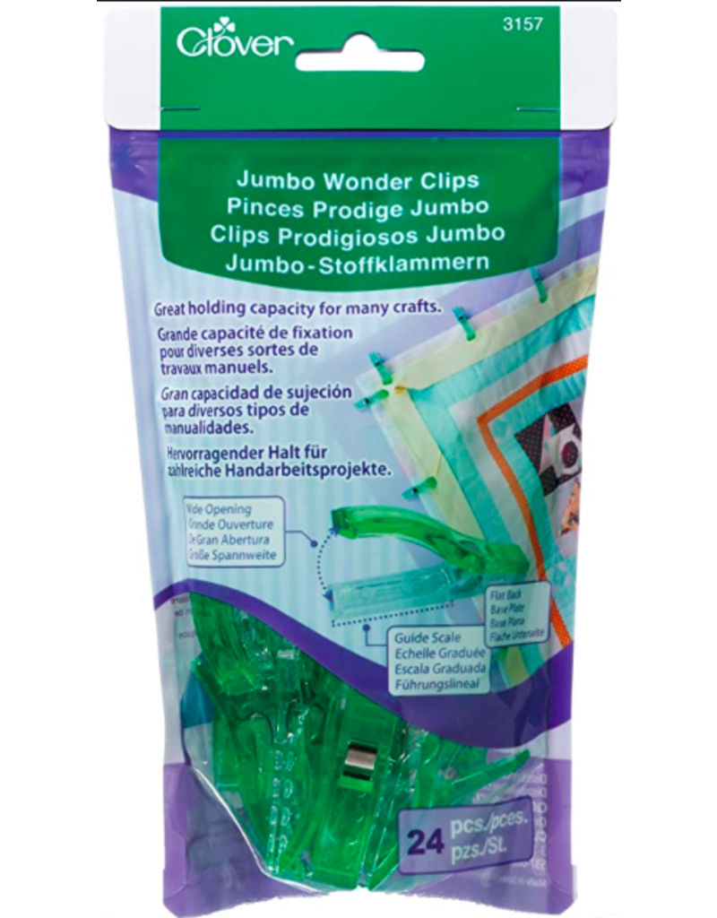 Clover Jumbo Wonder Clips 24 pcs