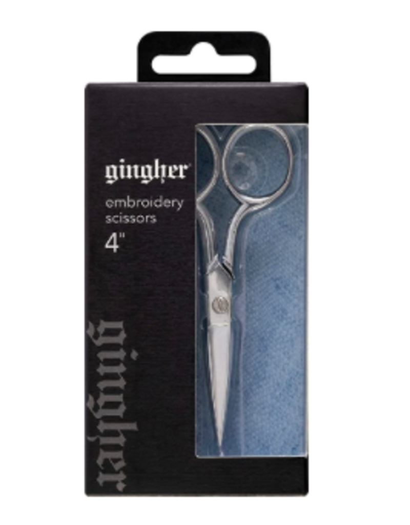 Gingher 4" Designer Juniper Embroidery scissors