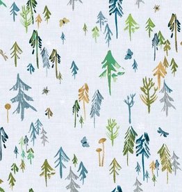 Forest glade mist grey trees (1/2m) (Y3157-116)