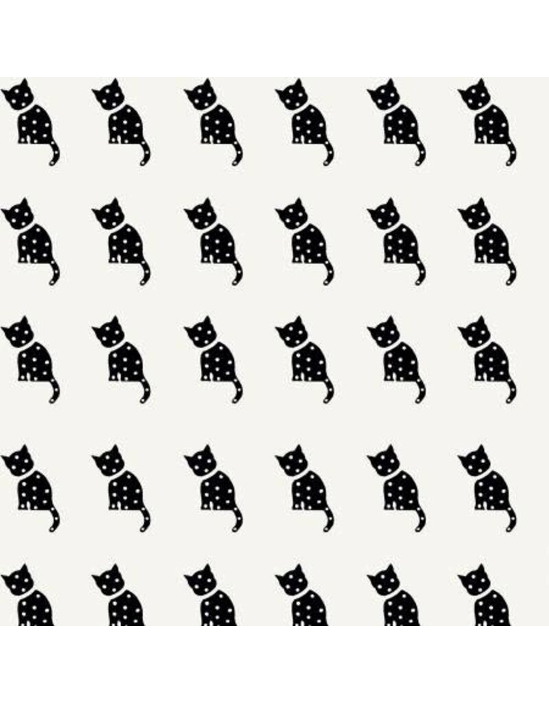 Old made Cat Stamp White