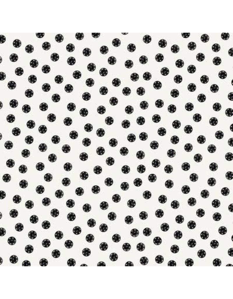 Old made snap dots white (C10596) 1/2m