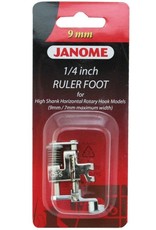 Janome High shank 1/4" ruler foot (9mm)- 202441009