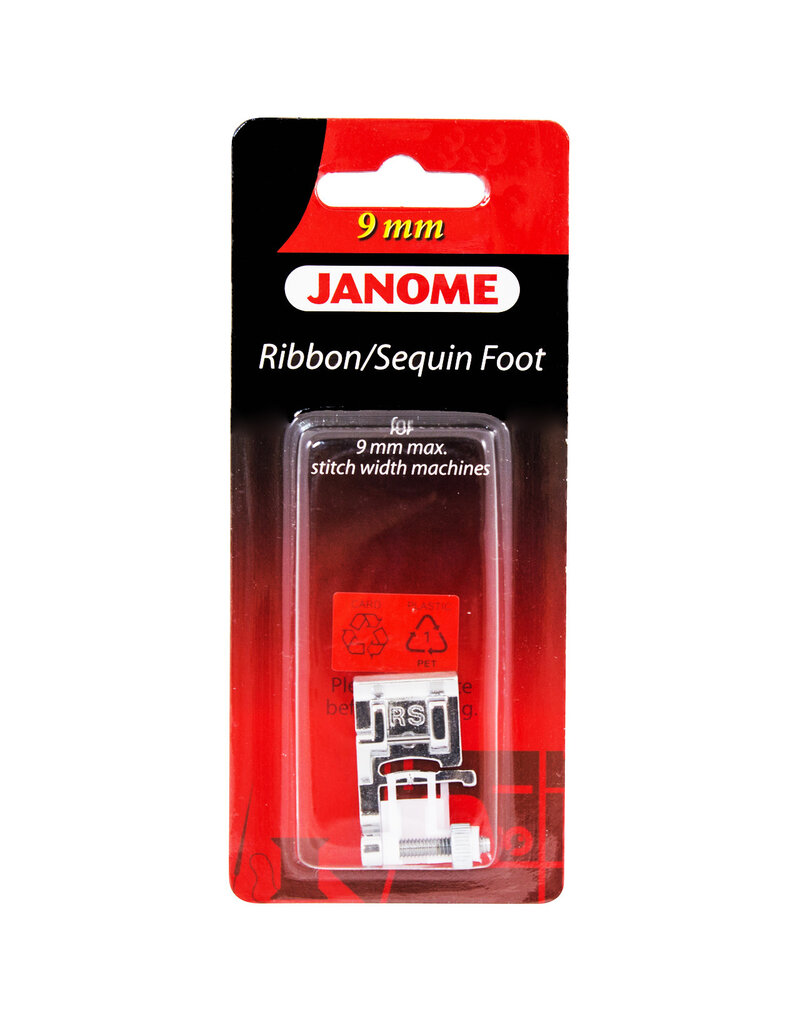 Janome 9mm Ribbon/Sequin Foot- 202090009
