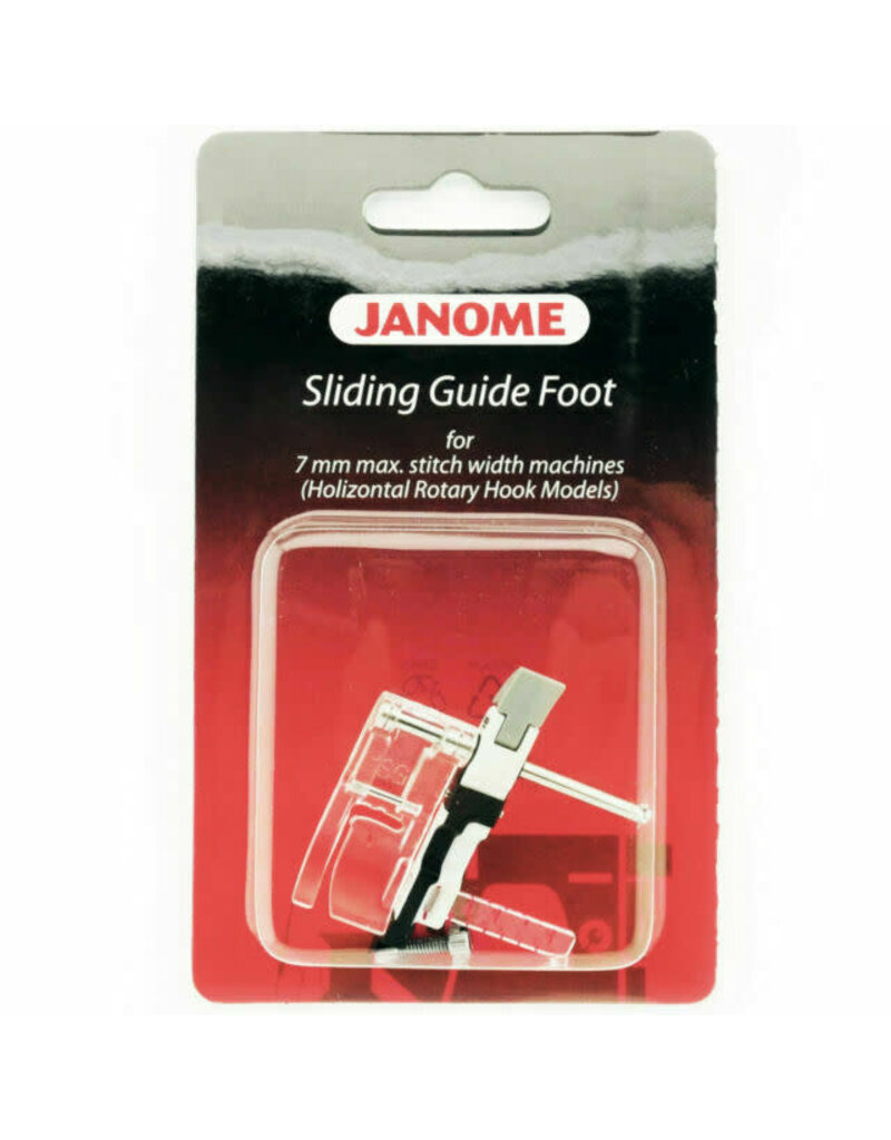 Janome Sliding guide foot 7mm horizontal - 202218005