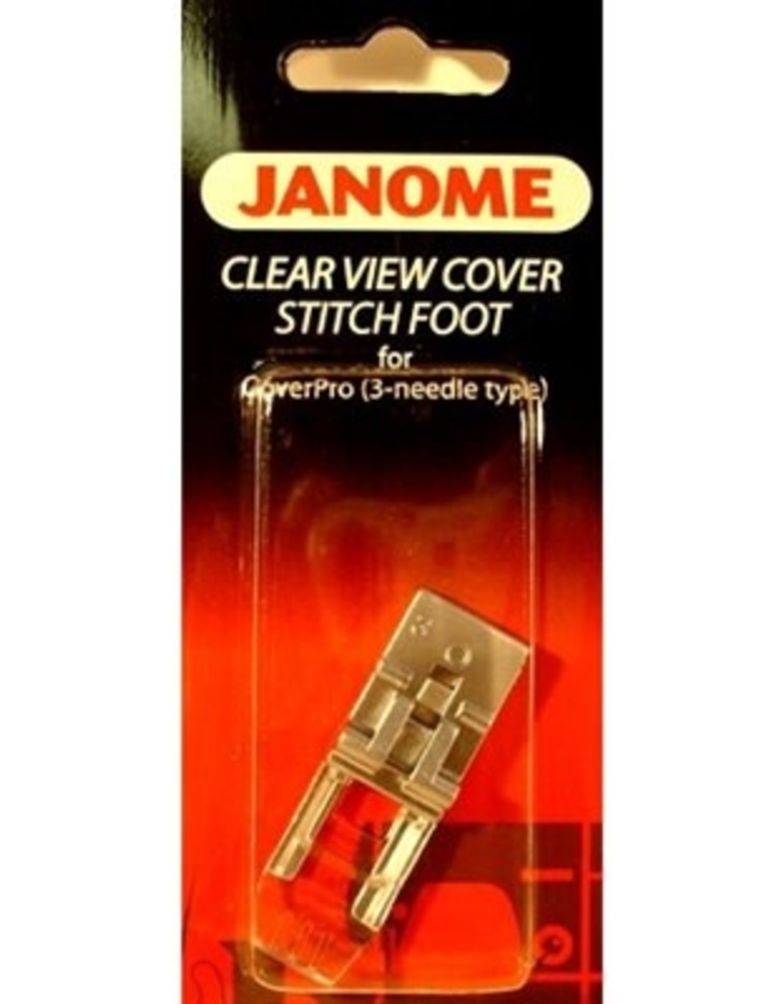 Janome Clear view cover stitch foot 3 needle types- 795818107