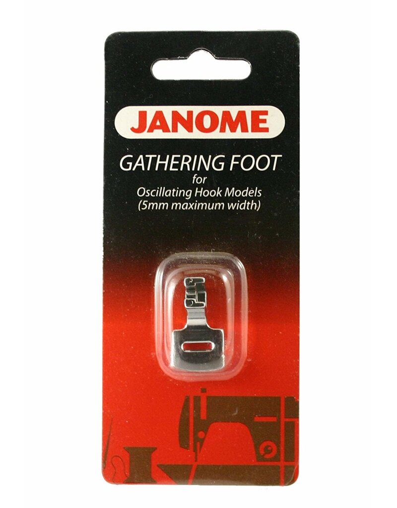 Janome Gathering foot oscillating 5mm - 200124007