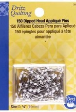 Dritz 150 Dipped Head applique Pins