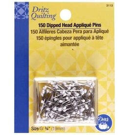 Dritz 150 Dipped Head applique Pins