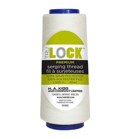 Trulock 1500m serger thread (cone) - Ecru