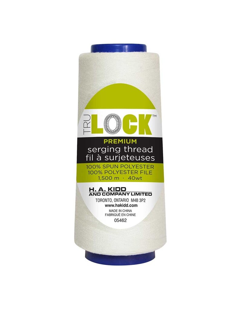 Trulock 1500m serger thread (cone) - Ecru