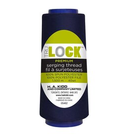 Trulock 1500m serger thread (cone)- Navy