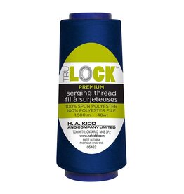 Trulock 1500m serger thread (cone)- Royal blue